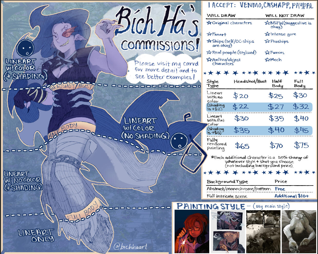 Commission Sheet